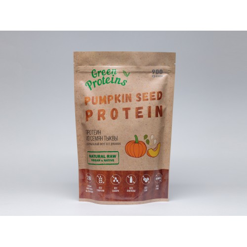 Тыквенный протеин (белок) 900 гр "Green Proteins" Москва