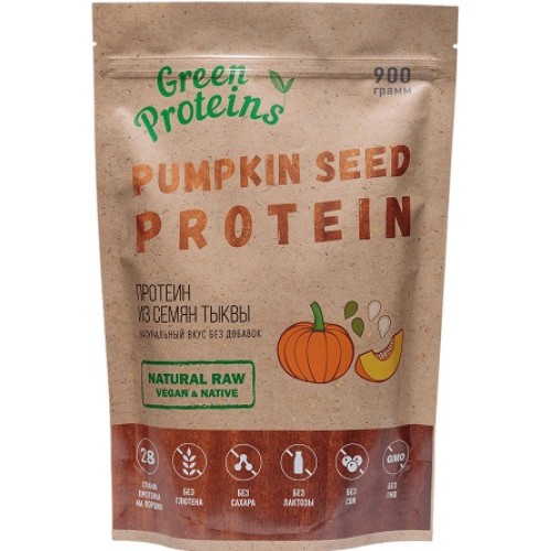 Тыквенный протеин (белок) 900 гр "Green Proteins" Москва