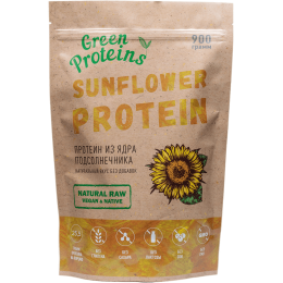 Подсолнечный протеин (белок) 900 гр "Green Proteins" Москва