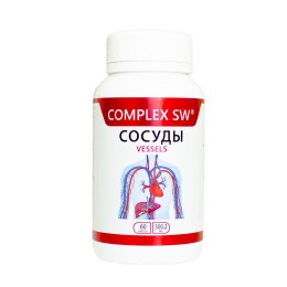 СОСУДЫ 60 COMPLEX SW. Комплекс растительных компонентов, воздействующий на работу сердечно-сосудистой системы.