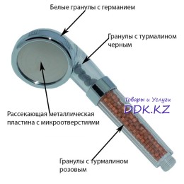 Душевая насадка кристаллическая Sejin Aqua SJ-1000