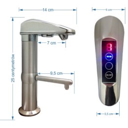 Кран с управлением — к ионизатору воды Mediqua MEDIQUA